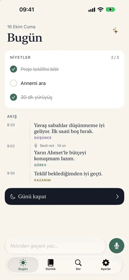 Bugün