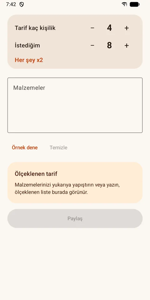 Başlangıç ekranı